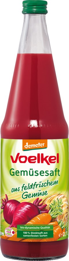 Bio Gemüsesaft Komposition Demeter inkl. Pfand