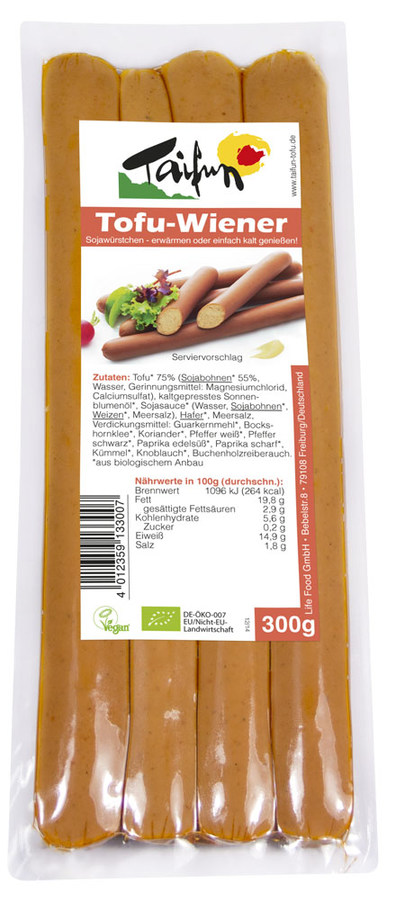 Bio-Tofu-Wiener-300gr-Taifun Bio Tofu Wiener