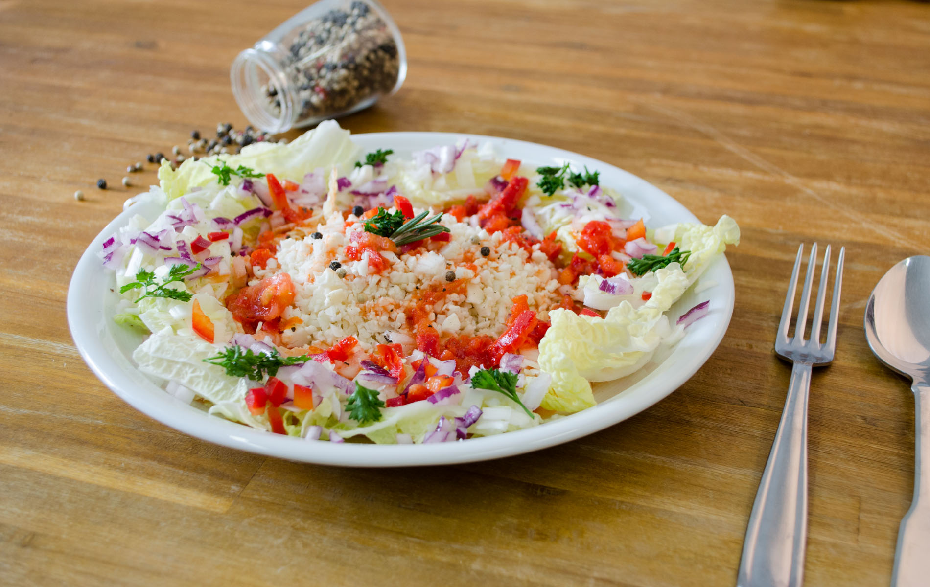 vegane Rohkost Mahlzeitenbox mit Rezepten