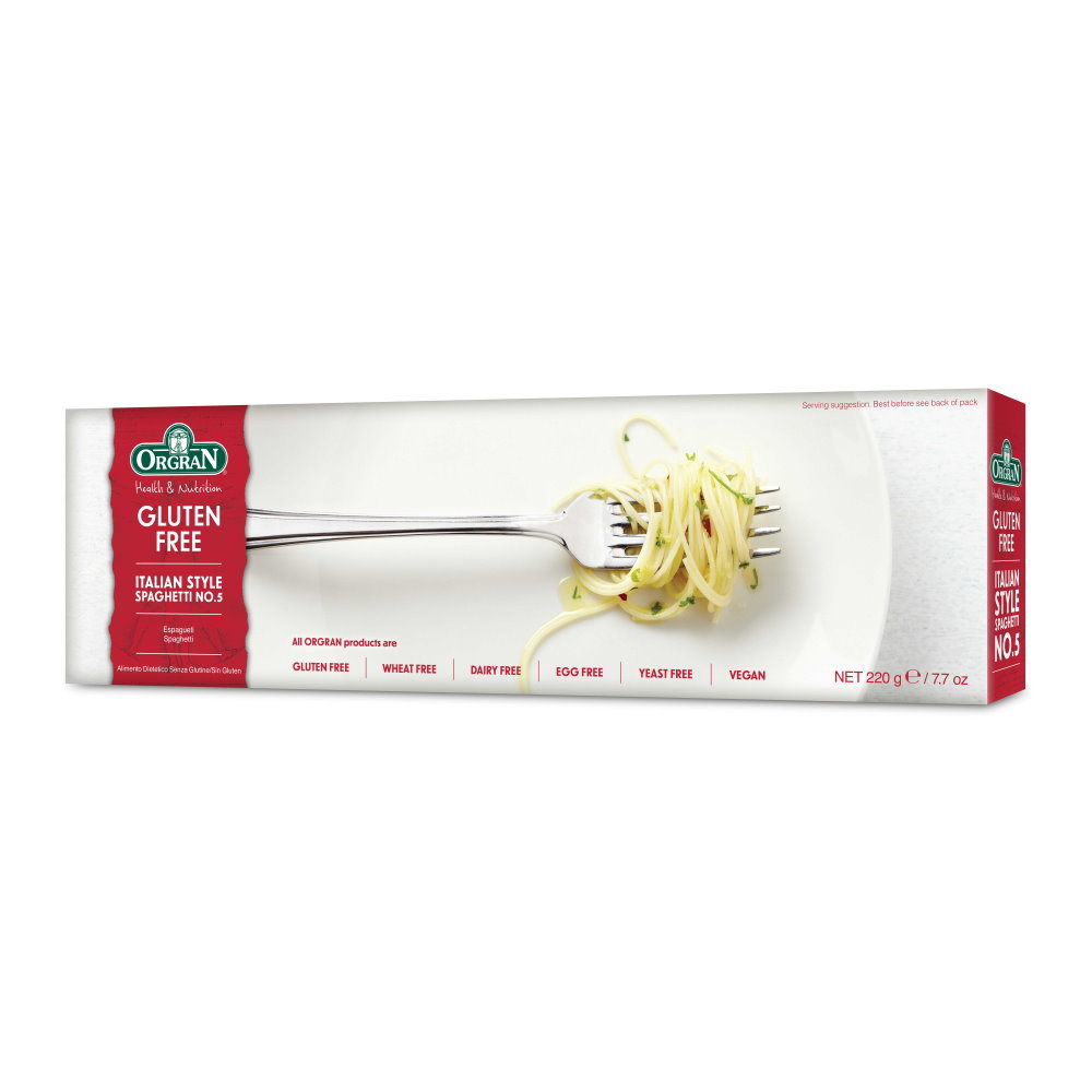 glutenfreie Nudeln Spaghetti aus Mais & Reis