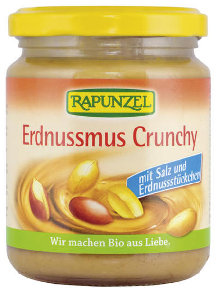 Bio Erdnussmus Crunchy mit Salz