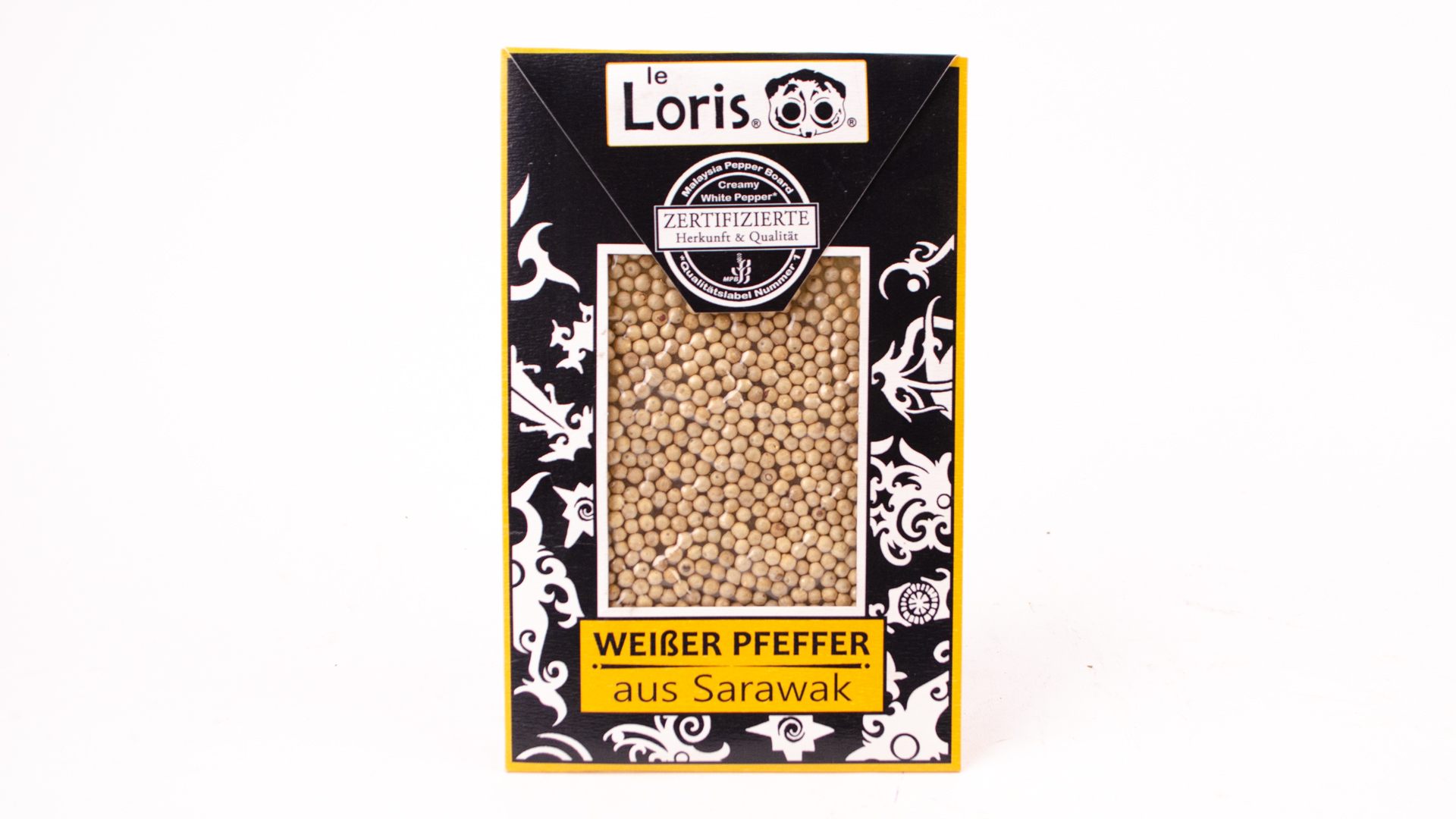 le-loris-weisser-pfeffer-ganz-sarawak-malaysia Pfeffer weiss ganz Sarawak 40 gr