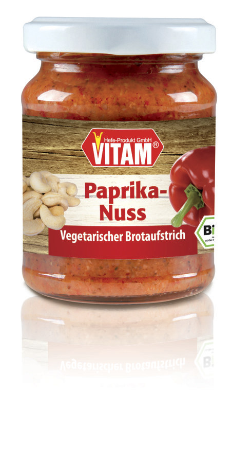 Bio Paprika Nuss veganer Brotaufstrich