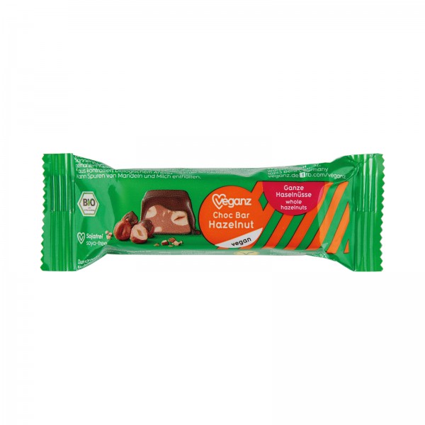 BIO Veganz Choc Bar Hazelnut 40g