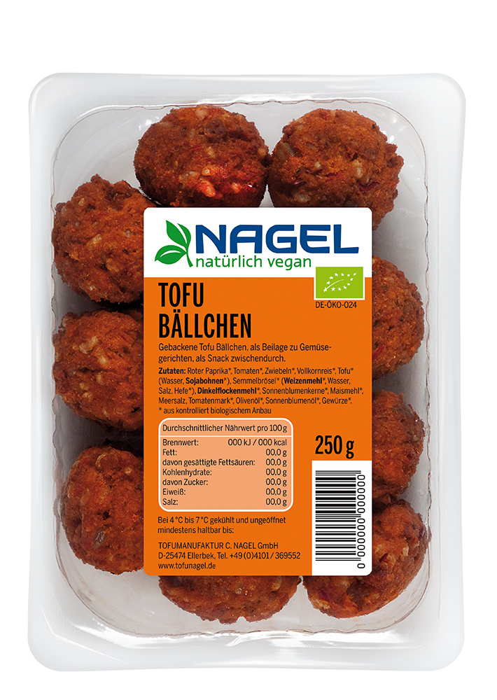 Bio-tofu-baellchen-tofu-nagel Bio Tofu Bällchen