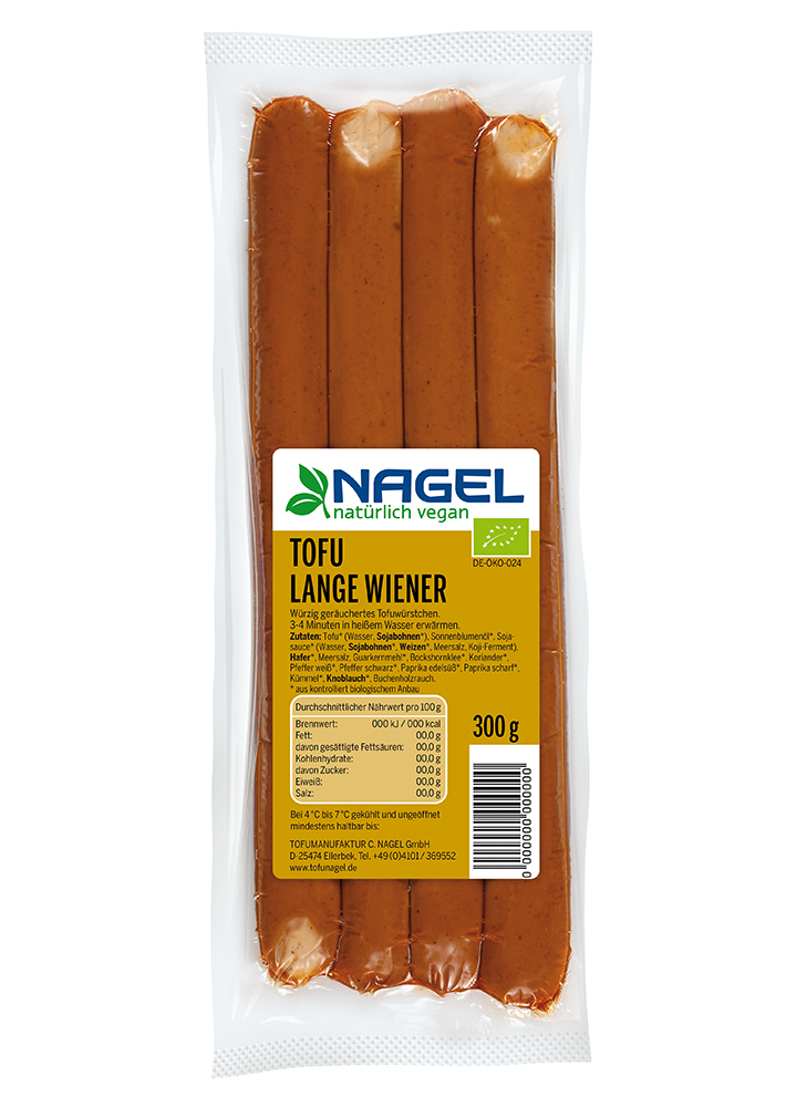 _Packshot_Wurst_200g_LangeWiener_RGB_1000px55b58a3197343 Bio Tofu Lange Wiener (4 Stück)