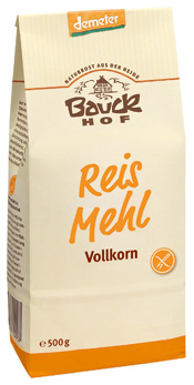 Bio Reismehl Vollkorn